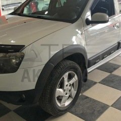 Dacia Duster Çamurluk Dodik UV Kat. (ABS) 8 Parça 10-17