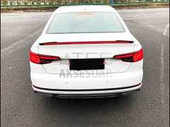 AUDI A4 2016-2019 LED SPOILER PIANO BLACK (PARLAK SIYAH)