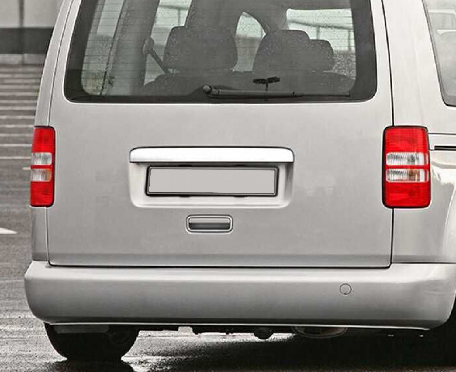 Volkswagen Caddy Bagaj Çıtası Paslanmaz Çelik (Plaka Üstü) 2015-