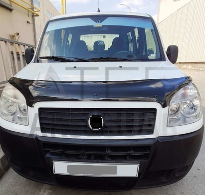 Fiat Doblo Ön Kaput Koruma Rüzgarlık 3mm (ABS) 2006-2010