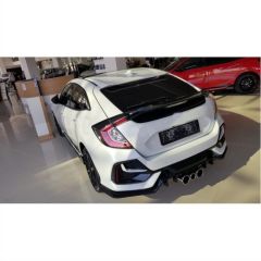 CIVIC FK7 2016-2020 IÇIN UYUMLU HATCHBACK SPOILER DTO BOYASIZ