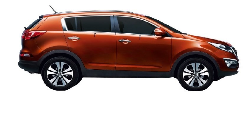 Kia Sportage Krom Cam Üst Çıtası 4 Prç 2010-2015