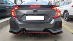 CIVIC FC5 2016-2020 IÇIN UYUMLU TURBO SI SPOILER ISIKLI (BOYASIZ)