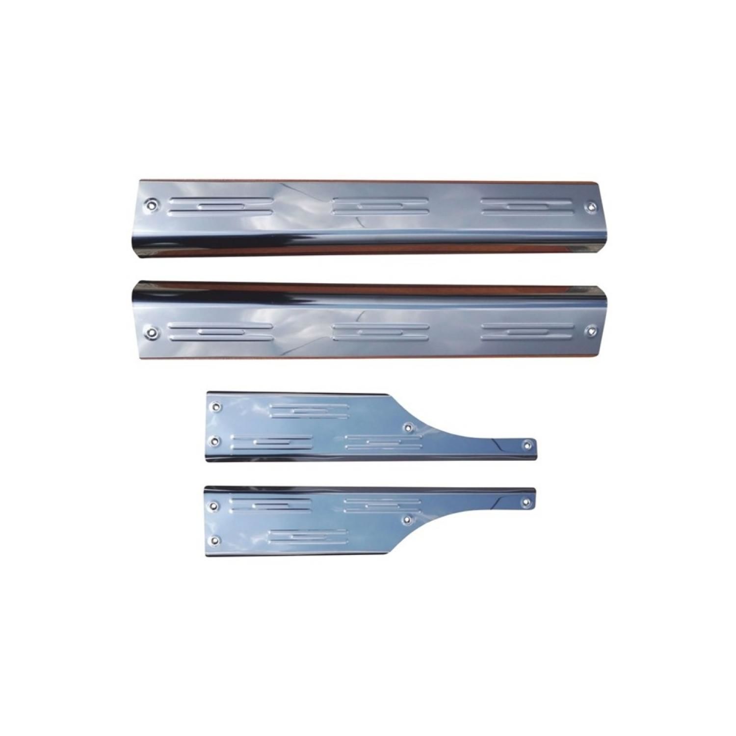 Volkswagen Caddy İç Kapı Eşiği 4 Parça Paslanmaz Çelik 2015-