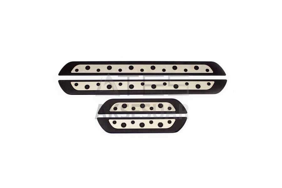 Ford Fiesta Krom Kapı Eşiği Dotline 4 Parça 2018 ve Sonrası