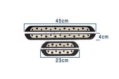 Ford Fiesta Krom Kapı Eşiği Dotline 4 Parça 2018 ve Sonrası