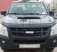Isuzu D-Max Ön Kaput Koruyucu Rüzgarlık 3mm (ABS) 2006-12