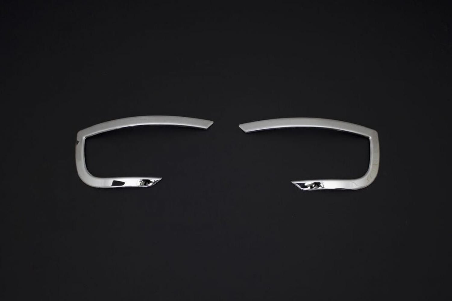 Dacia Duster Arka Reflektör Çıtası Paslanmaz Çelik 2 Parça 2018>