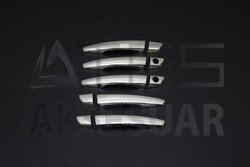 Peugeot Partner 3 Krom Kapı Kolu 5 Kapı 10 Parça (2 Delik-2 Sürgü) 2019 ve Sonrası