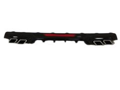 CIVIC FC5 2016-2020 IÇIN UYUMLU DIFÜZÖR KARE EGZOZ  PIANO BLACK