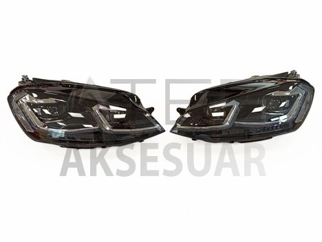 VOLKSWAGEN GOLF 7 MK7 2012-2018 J LED FAR SILVER