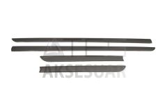 Chevrolet Captiva Siyah Krom Yan Kapı Çıtası 4 Parça 2006 ve Sonrası