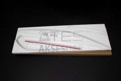 Fiat Egea SW Krom Üst Cam Çerçevesi 6 Parça 2016 ve Sonrası