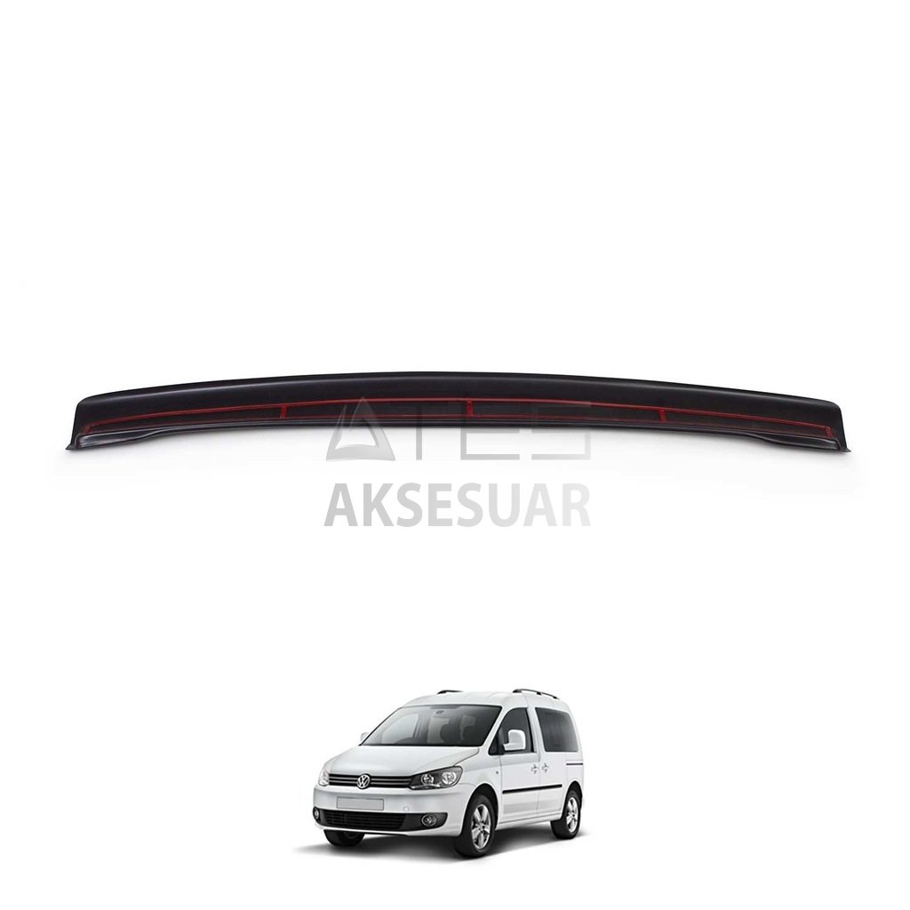 Volkswagen Caddy Arka Tampon Eşiği Koruma (ABS) Mat Siyah