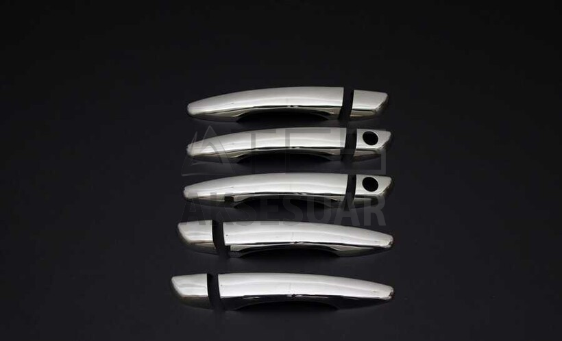 Peugeot Expert Traveller Krom Kapı Kolu 5 Kapı 10 Parça 2017 ve Sonrası